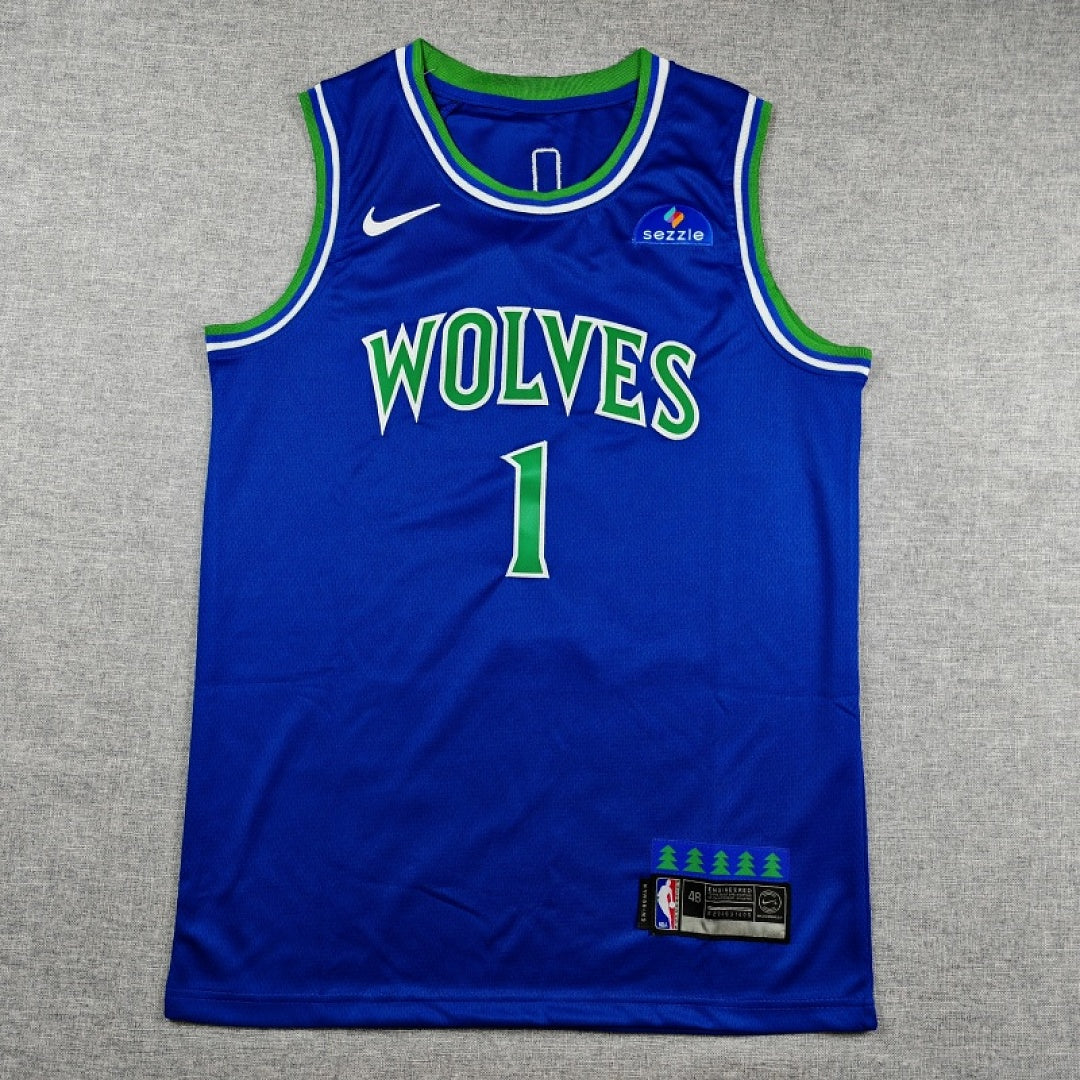Minnesota Timberwolves LaMelo Ball #1 Blue Jersey – Embroidered