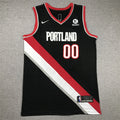 Scoot Henderson#00 Portland Trail Blazers City Edition Swingman Embroidered Jersey