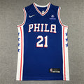 Joel Embiid #21 Philadelphia 76ers City Edition Swingman Embroidered Jersey