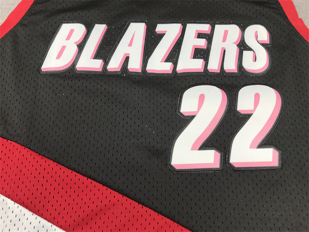 Clyde Drexler#22 Portland Trail Blazers 1991-92 Throwback Embroidered Jersey