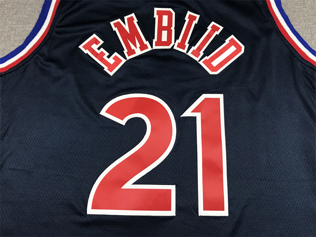 Joel Hans Embiid #21 Philadelphia 76ers 2022 City Edition Swingman Embroidered Jersey