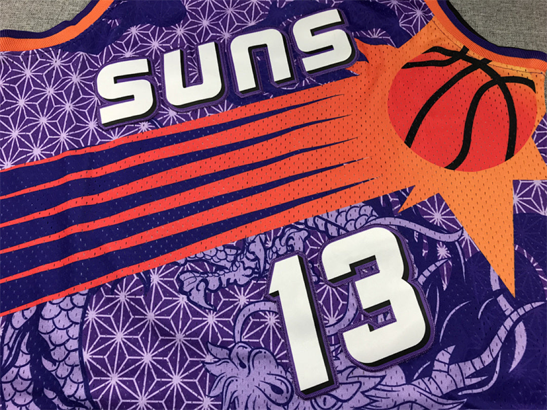 Steve Nash #13 Phoenix Suns 1996-97 (Year of the Dragon Limited Edition) Throwback Embroidered Jersey