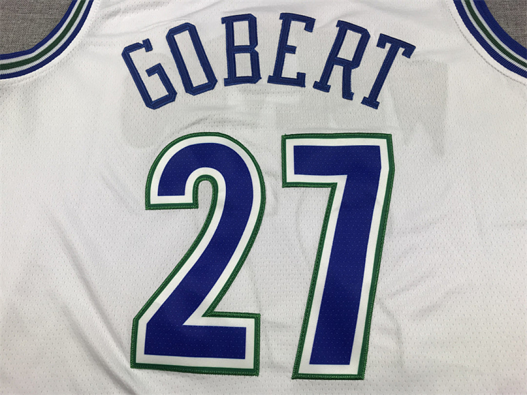 Rudy Gobert #27 Minnesota Timberwolves White City Edition Swingman Embroidered Jersey