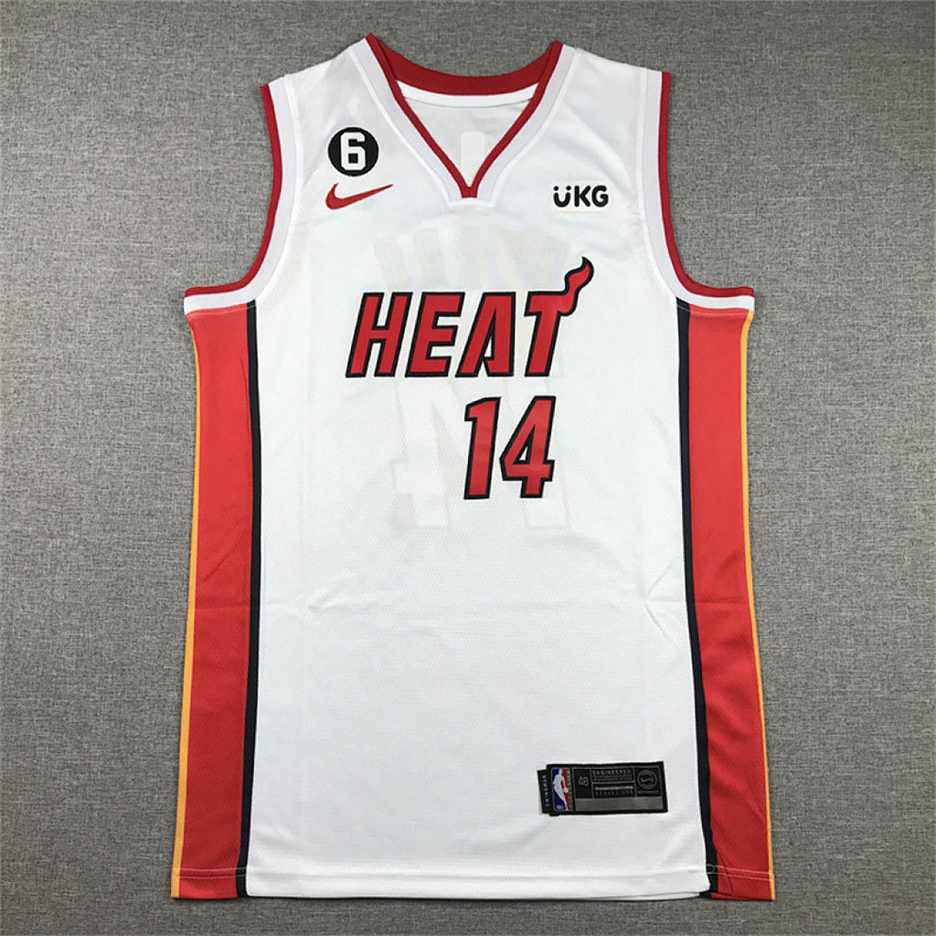 Tyler Herro# 14 Miami Heat White City Edition Swingman Embroidered Jersey