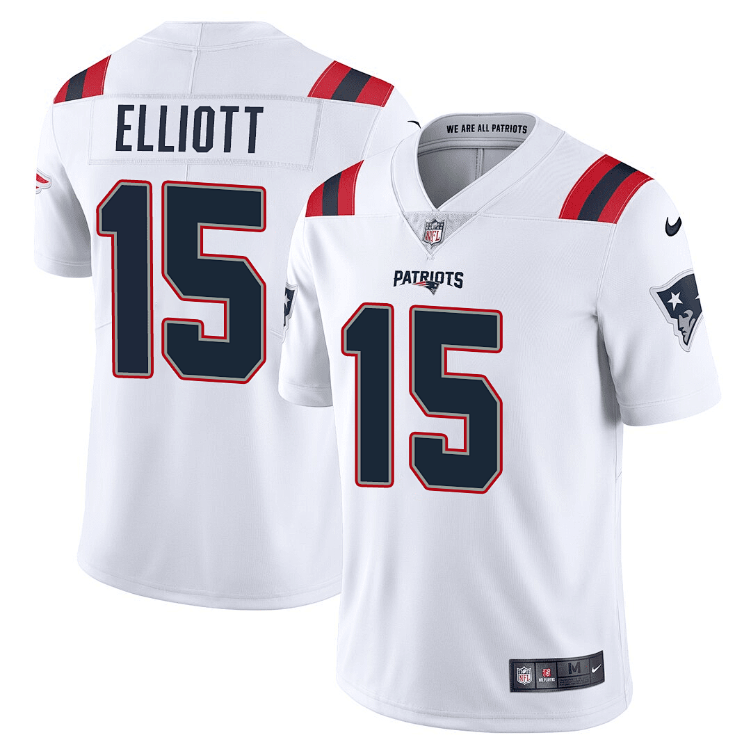 Ezekiel Elliott #15 New England Patriots Jersey