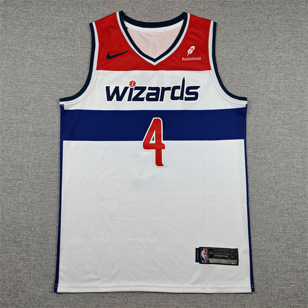 Washington Wizards AJ Dybantsa #4 Red Jersey – Embroidered