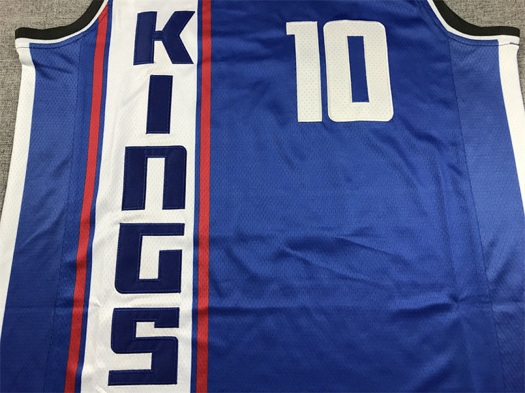 Domantas Sabonis#10 Sacramento Kings Blue City Edition Swingman Embroidered Jersey