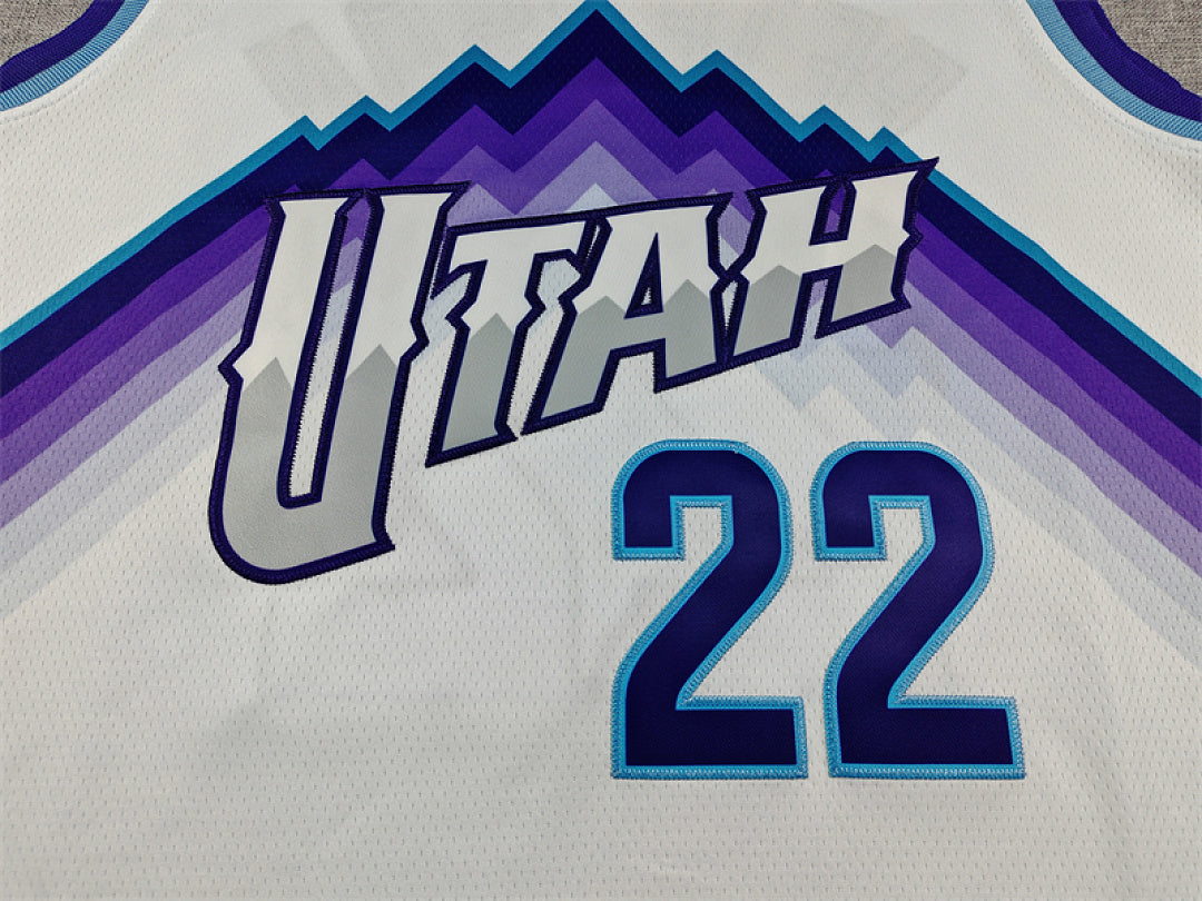 Utah Jazz Darryn Peterson #22 White Jersey – Embroidered