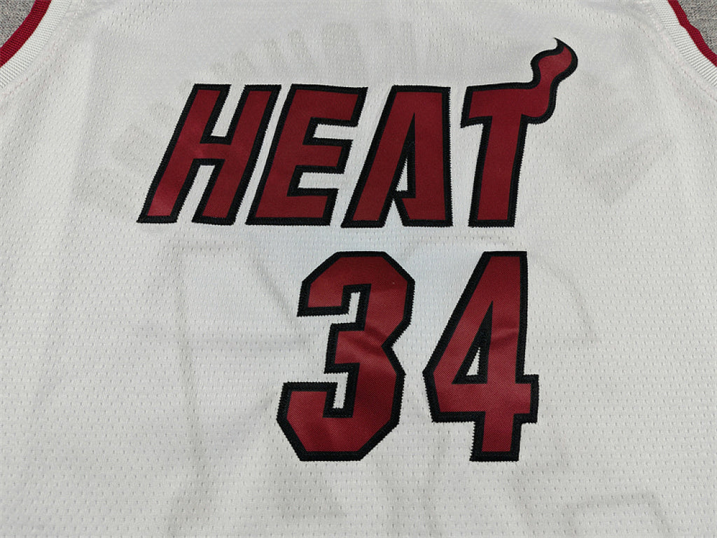 Miami Heat Giannis Antetokounmpo #34 White Jersey – Embroidered