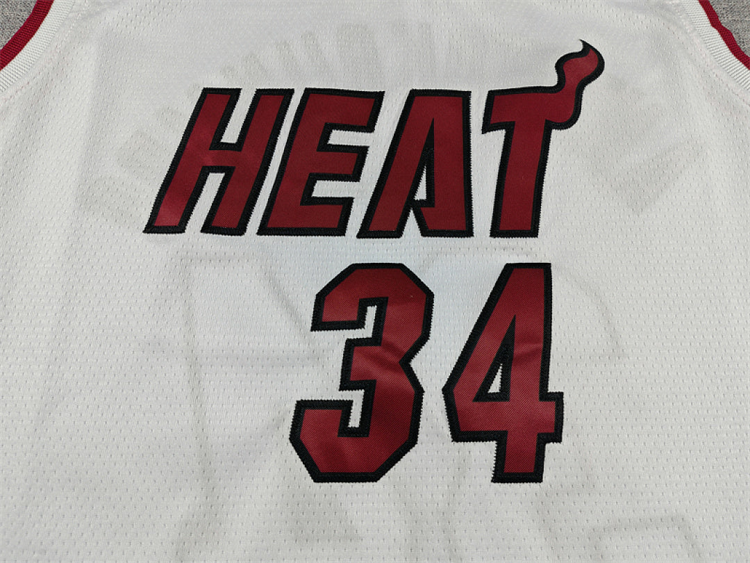 Miami Heat Giannis Antetokounmpo #34 White Jersey – Embroidered