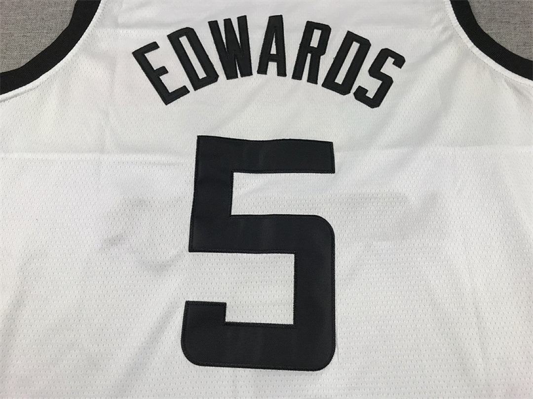 Anthony Edwards #5 Minnesota Timberwolves 2023 City Edition Swingman Embroidered Jersey