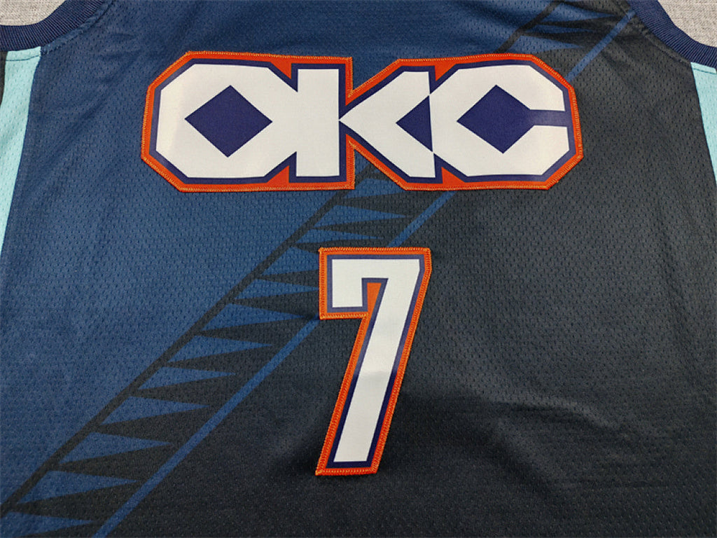 Chet Holmgren#7 Oklahoma City Thunder 2026 Blue City Edition Swingman Embroidered Jersey