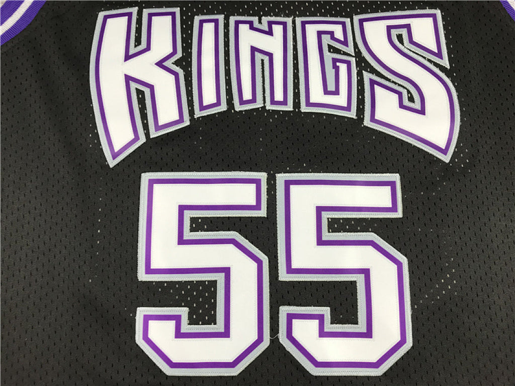 Jason Chandler Williams #55 Sacramento Kings 1998-99 Black Throwback Embroidered Jersey