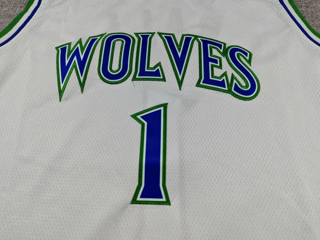 Minnesota Timberwolves LaMelo Ball #1 White Jersey – Embroidered