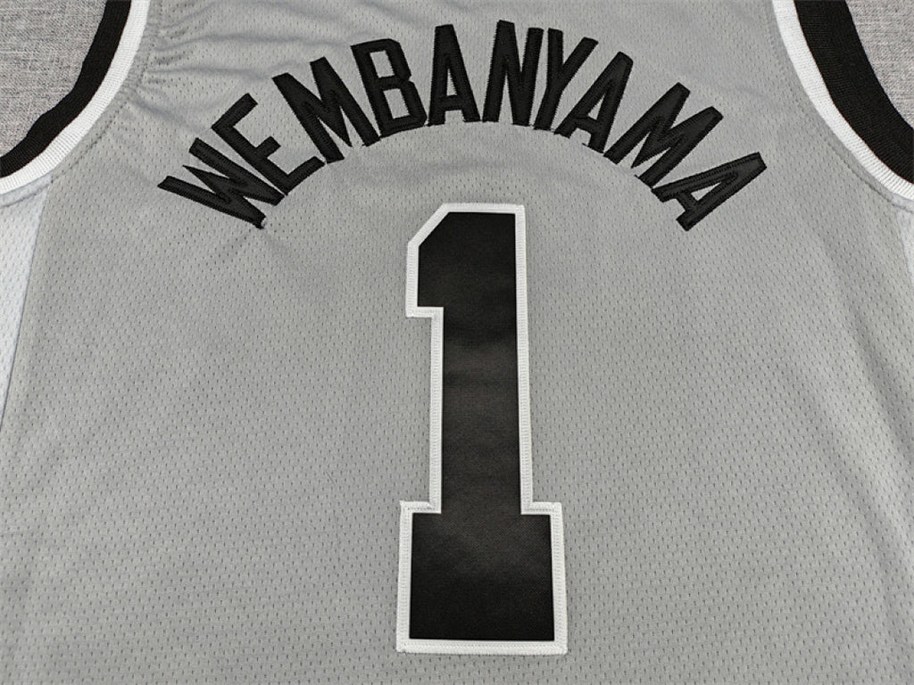 Victor Wembanyama #1 San Antonio Spurs City Edition Swingman Embroidered Jersey