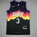 Chris Paul #3 Phoenix Suns Black 75th Anniversary Patch City Edition Swingman Embroidered Jersey