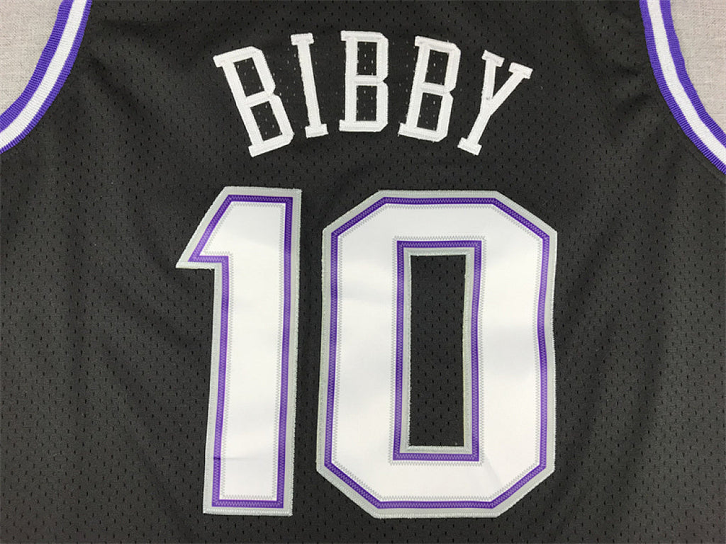 Mike Bibby #10 Sacramento Kings 2001-02 Throwback Embroidered Jersey