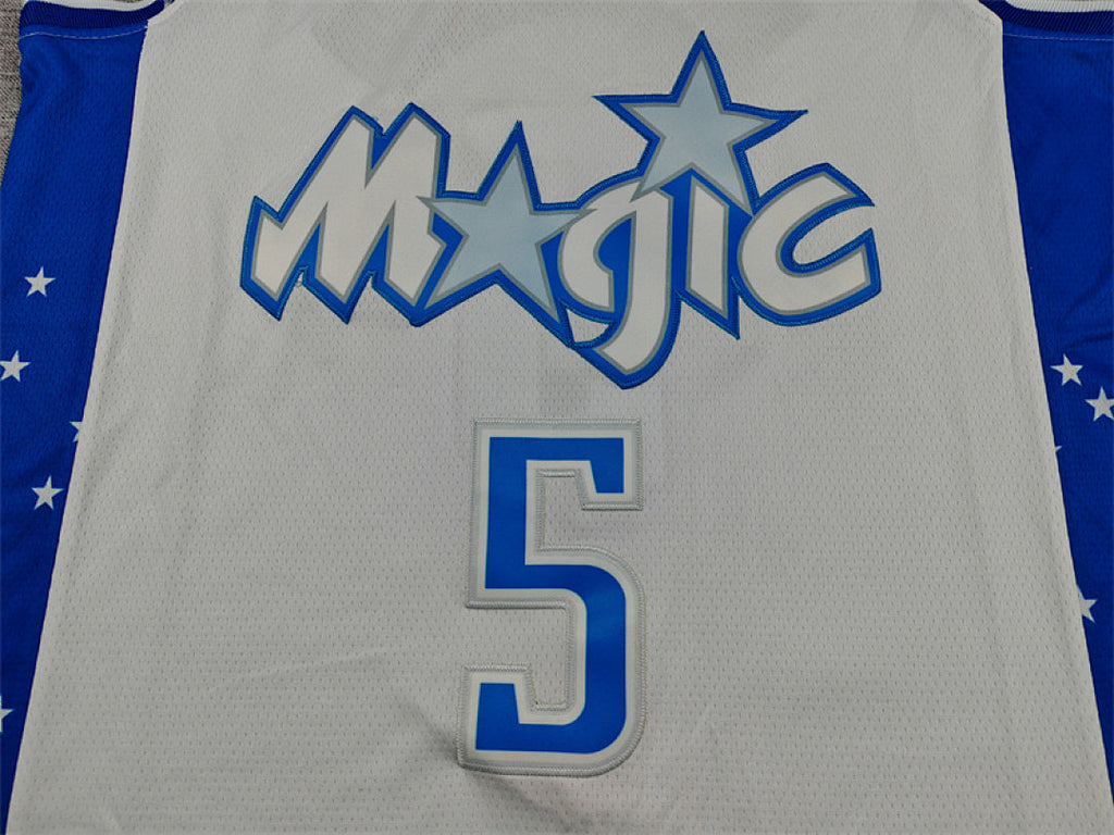 Paolo Napoleon James Banchero#5 Orlando Magic 2026 White City Edition Swingman Embroidered Jersey