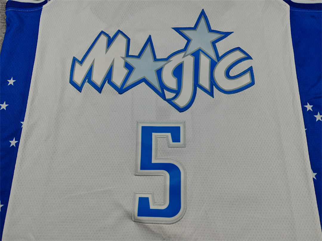 Paolo Napoleon James Banchero#5 Orlando Magic 2026 White City Edition Swingman Embroidered Jersey