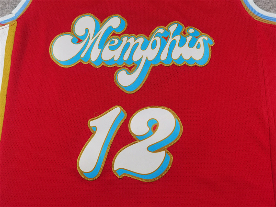 Ja Morant# 12 Memphis Grizzlies 2025 City Edition Swingman Embroidered Jersey