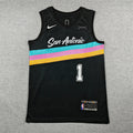 Victor Wembanyama #1 San Antonio Spurs 2026 City Edition Swingman Embroidered Jersey