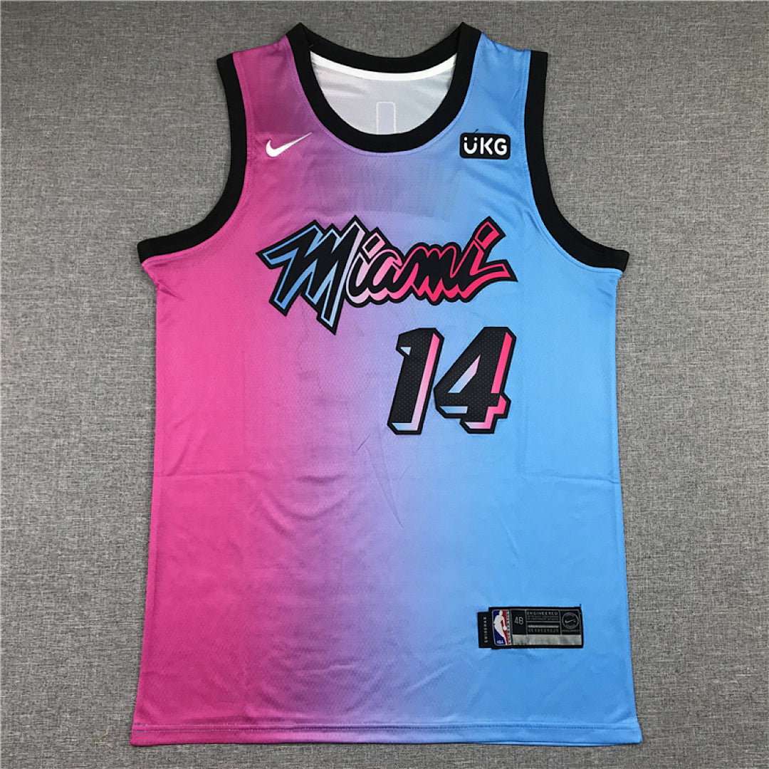 Tyler Herro# 14 Miami Heat City Edition Swingman Embroidered Jersey