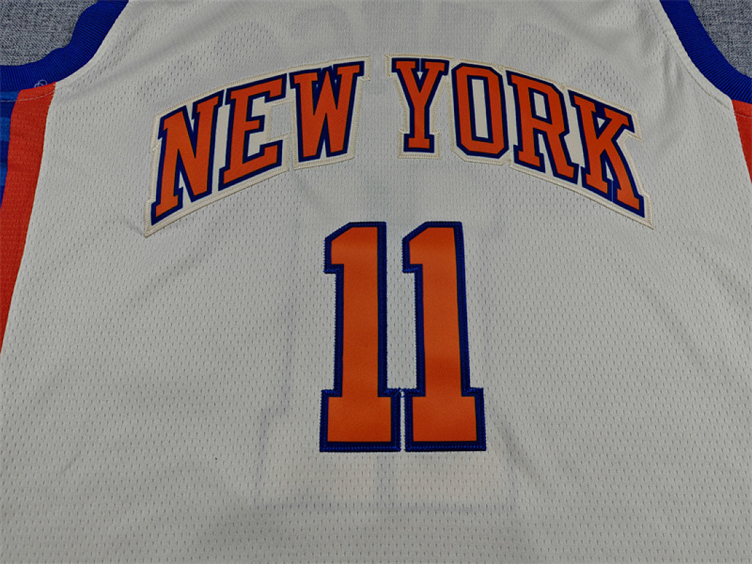 Jalen Brunson#11 New York Knicks 2026 Off-White City Edition Swingman Embroidered Jersey