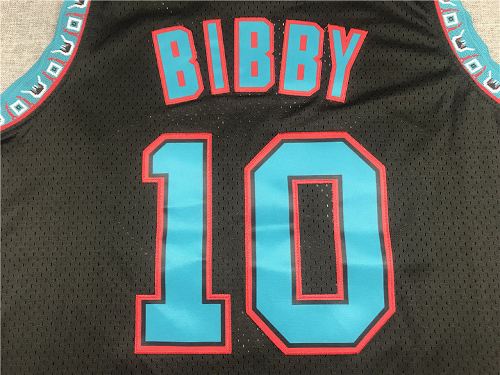 Mike Bibby# 10 Memphis Grizzlies Black City Edition Swingman Embroidered Jersey