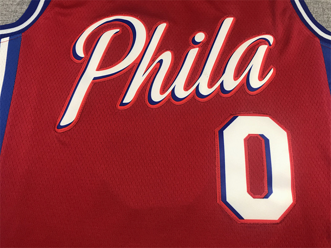Tyrese Maxey #0 Philadelphia 76ers  City Edition Swingman Embroidered Jersey