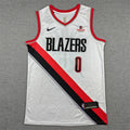 Damian Lillard #0 Portland Trail Blazers White City Edition Swingman Embroidered Jersey