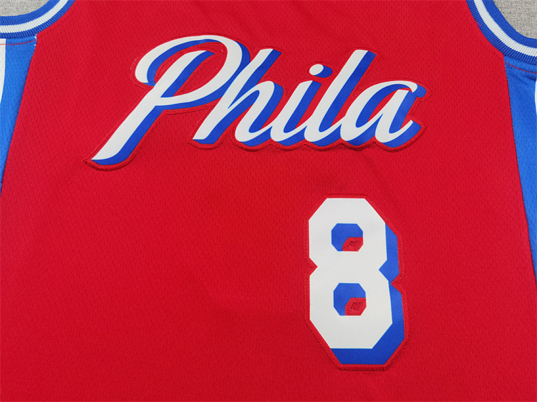Paul George #8 Philadelphia 76ers City Edition Swingman Embroidered Jersey