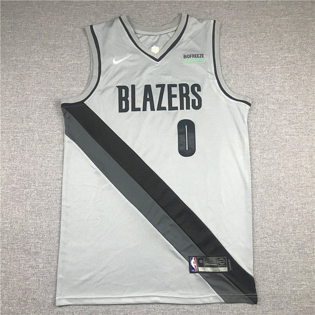Damian Lillard #0 Portland Trail Blazers City Edition Swingman Embroidered Jersey