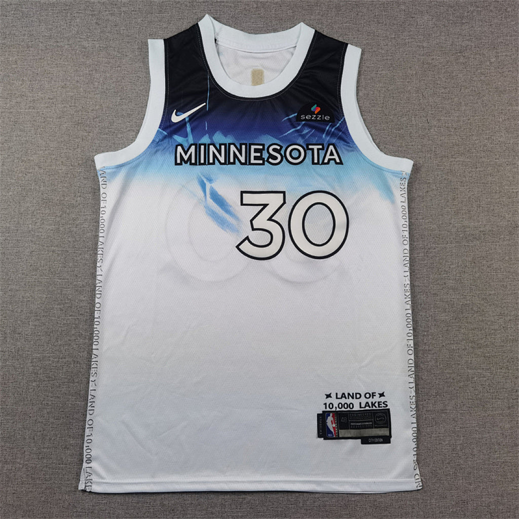 Julius Randle #30 Minnesota Timberwolves 2025 White City Edition Swingman Embroidered Jersey