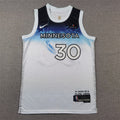 Julius Randle #30 Minnesota Timberwolves 2025 White City Edition Swingman Embroidered Jersey