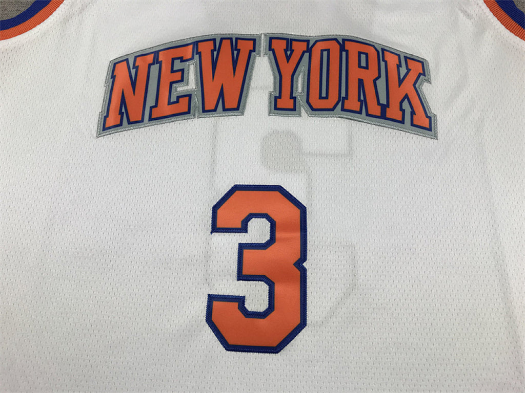 Josh Hart#3 New York Knicks White City Edition Swingman Embroidered Jersey
