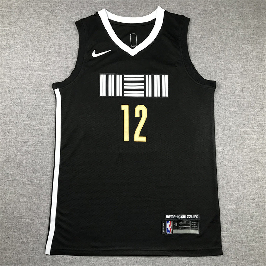 Ja Morant# 12 Memphis Grizzlies 2024 Black City Edition Swingman Embroidered Jersey