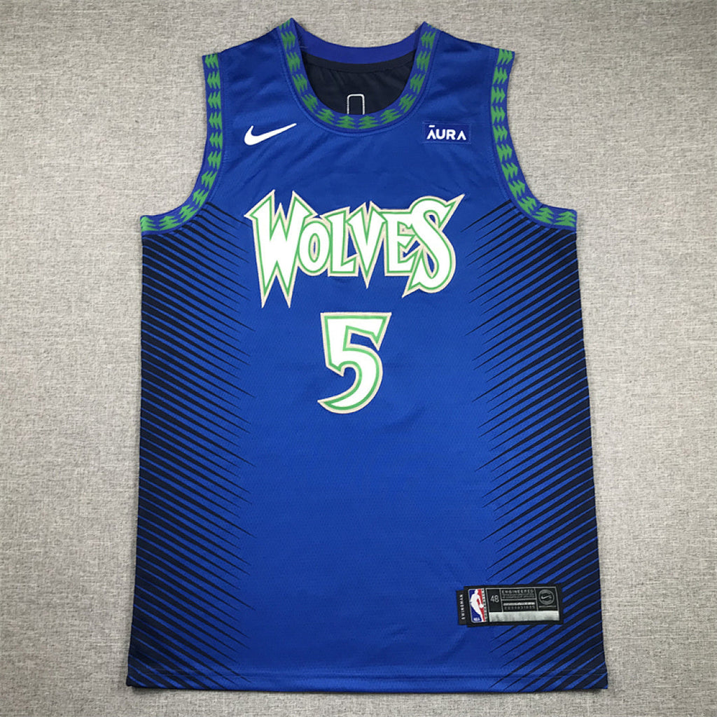 Anthony Edwards #5 Minnesota Timberwolves City Edition Swingman Embroidered Jersey