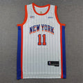 Jalen Brunson#11 New York Knicks 2025 White City Edition Swingman Embroidered Jersey
