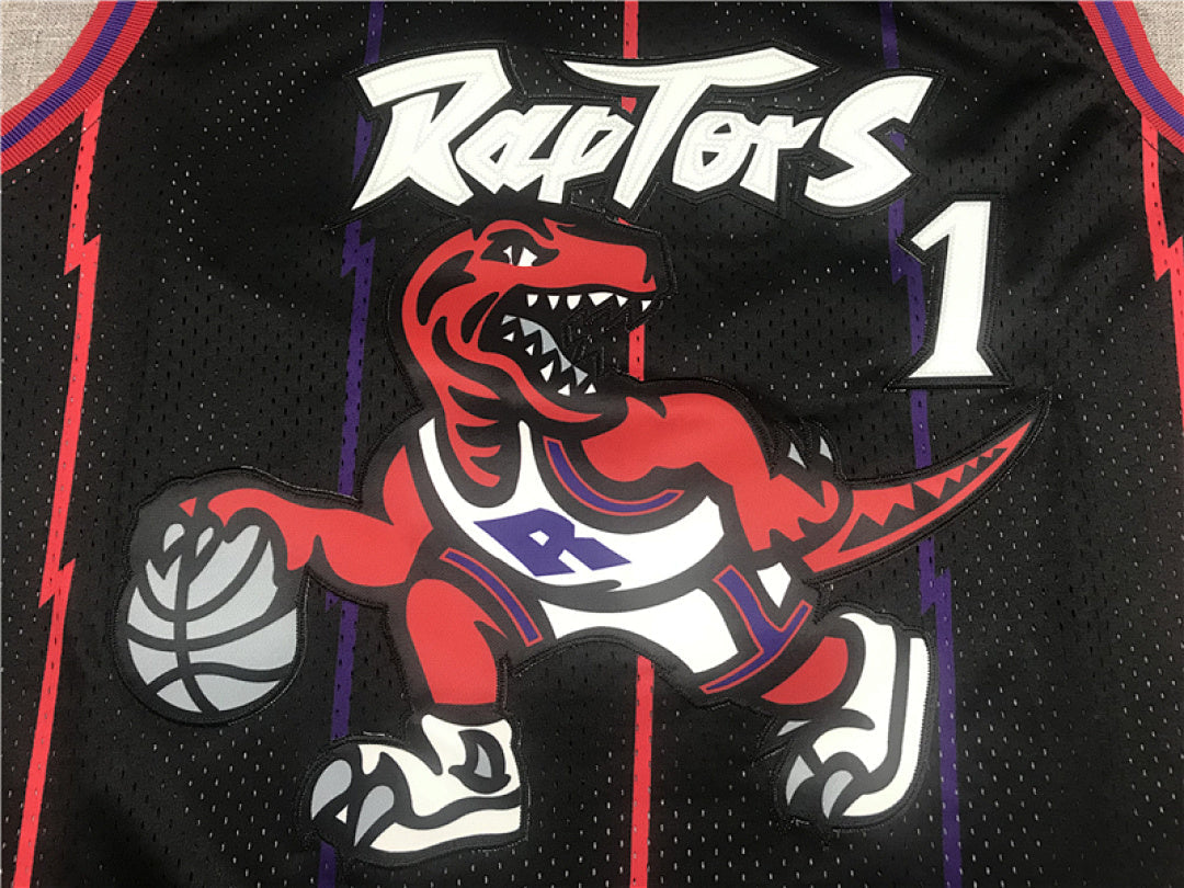 Tracy McGrady #1 Toronto Raptors 1998-99 Throwback Embroidered Jersey