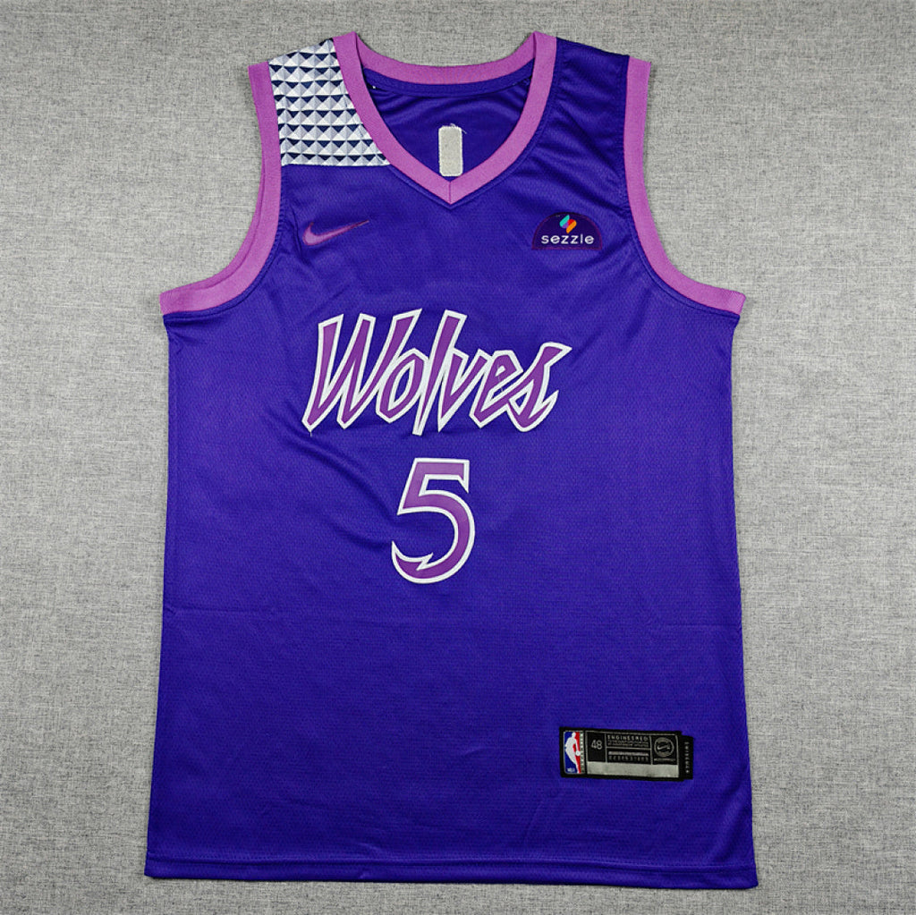 Anthony Edwards #5 Minnesota Timberwolves  2026 City Edition Swingman Embroidered Jersey