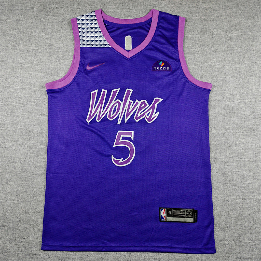 Anthony Edwards #5 Minnesota Timberwolves  2026 City Edition Swingman Embroidered Jersey