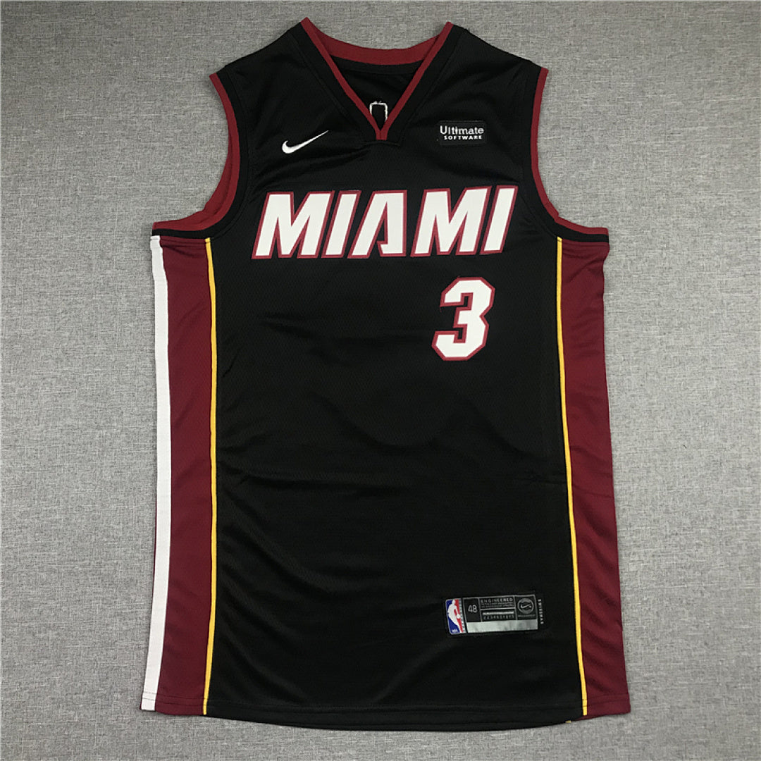 Miami Heat Dwyane Wade #3 City Edition Swingman Set — Embroidered