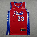 Philadelphia 76ers LeBron James #23 Red Jersey – Embroidered