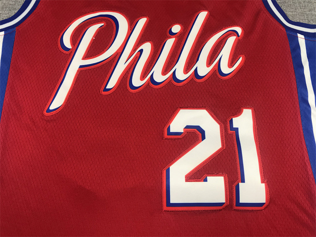 Joel Embiid #21 Philadelphia 76ers City Edition Swingman Embroidered Jersey