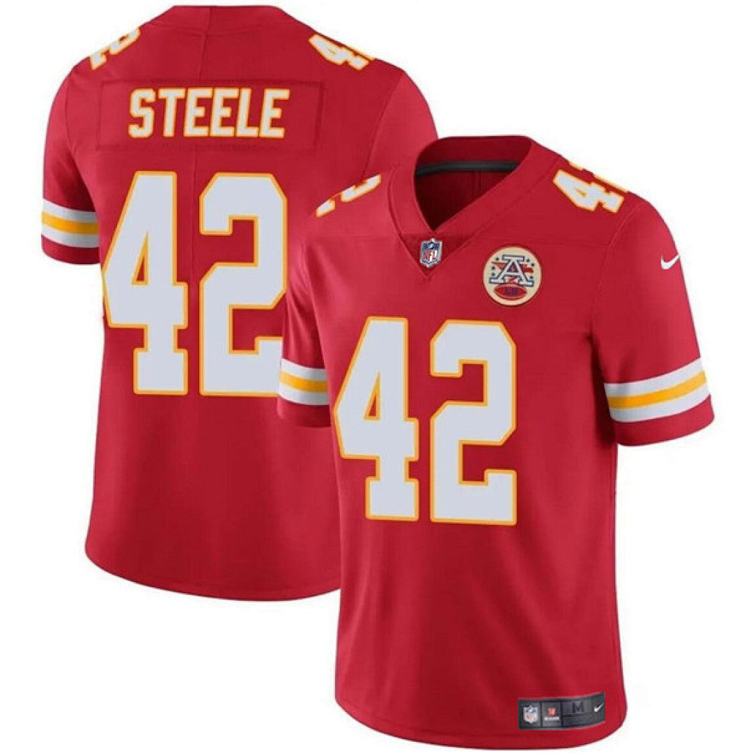 Carson Steele #42 Kansas City Chiefs Jersey