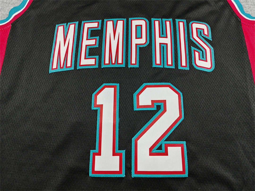 Ja Morant# 12 Memphis Grizzlies 2026 Black City Edition Swingman Embroidered Jersey