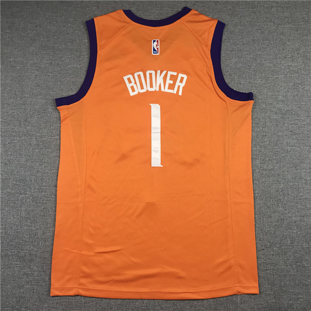 Devin Booker #1 Phoenix Suns  City Edition Swingman Embroidered Jersey