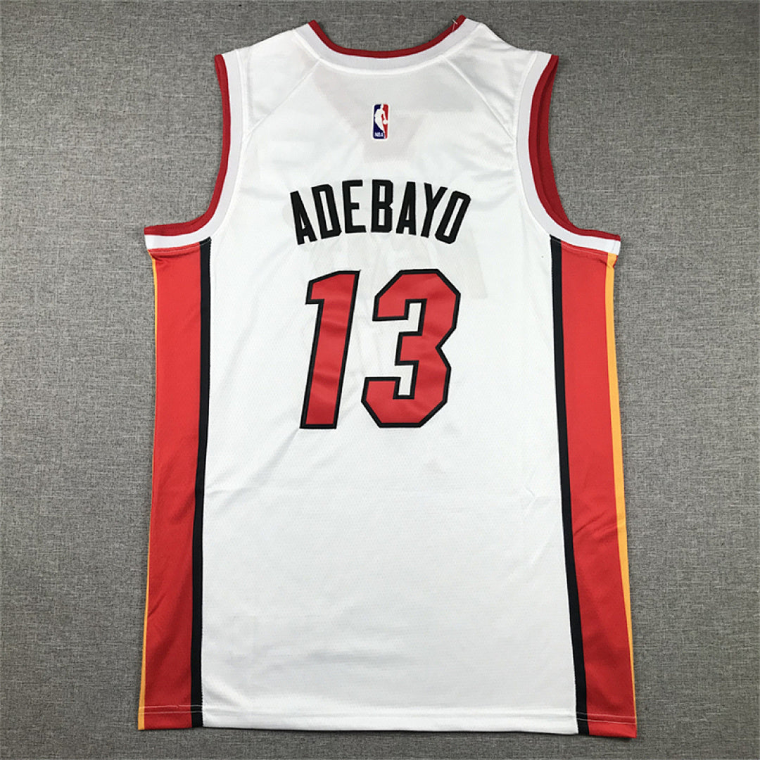 Bam Adebayo# 13 Miami Heat City Edition Swingman Embroidered Jersey