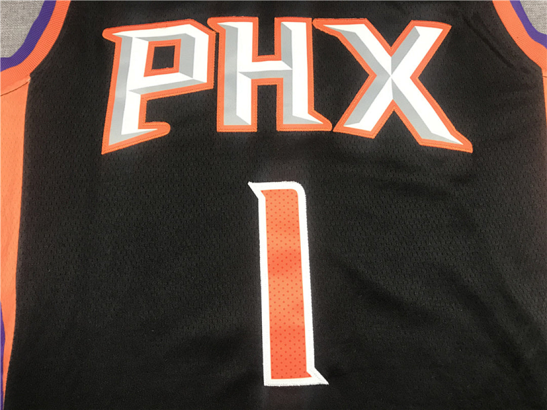 Devin Booker #1 Phoenix Suns  Black City Edition Swingman Embroidered Jersey
