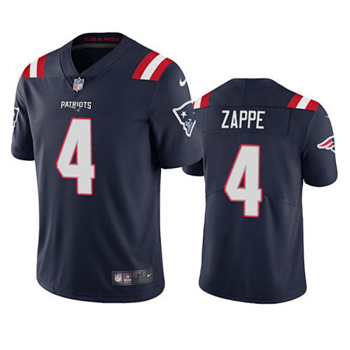 Bailey Zappe #4 New England Patriots Jersey
